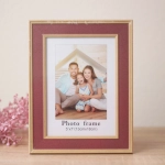 Фоторамка 13*18см «Торонто» бордовый, пластик