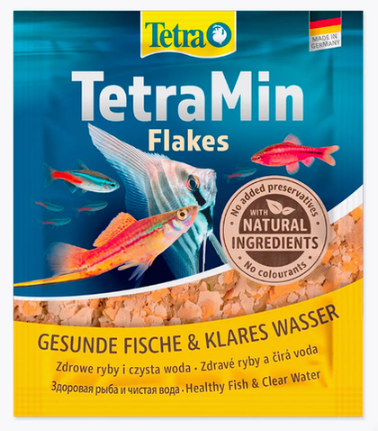 TETRA TetraMin Flakes Корм для аквариумных рыб в хлопьях, 12 г
