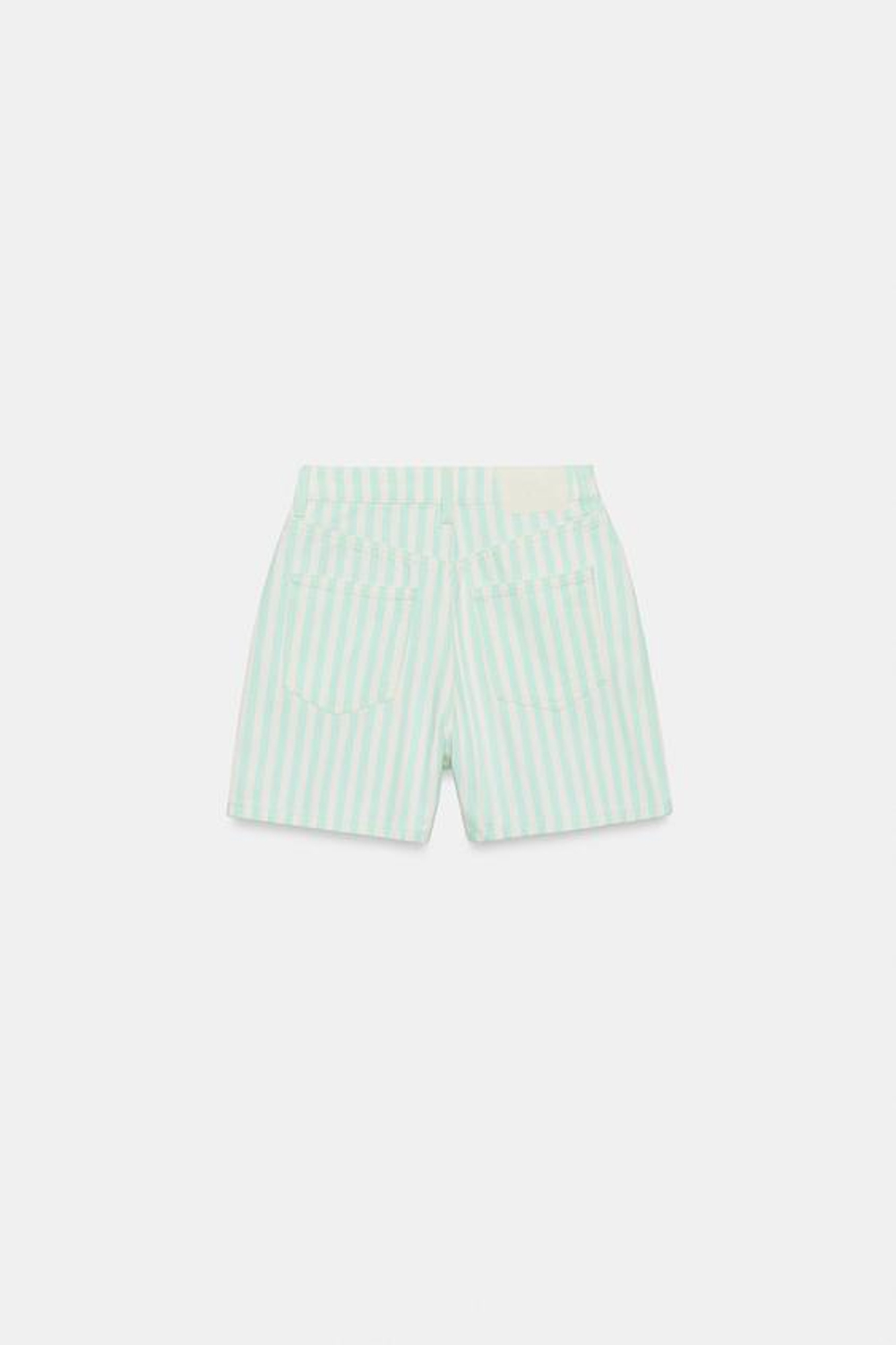 ZARA ШОРТЫ Z1975 MOM FIT, ПОЛОСКИ