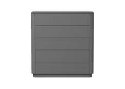 Комод Tammi 5 ящиков ширина 100 см (серый)