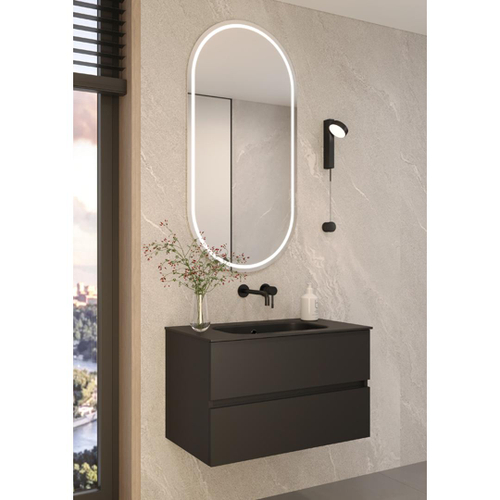 Тумба Armadi Art Valessi 80см 837-080-A mat, АНТРАЦИТ мат