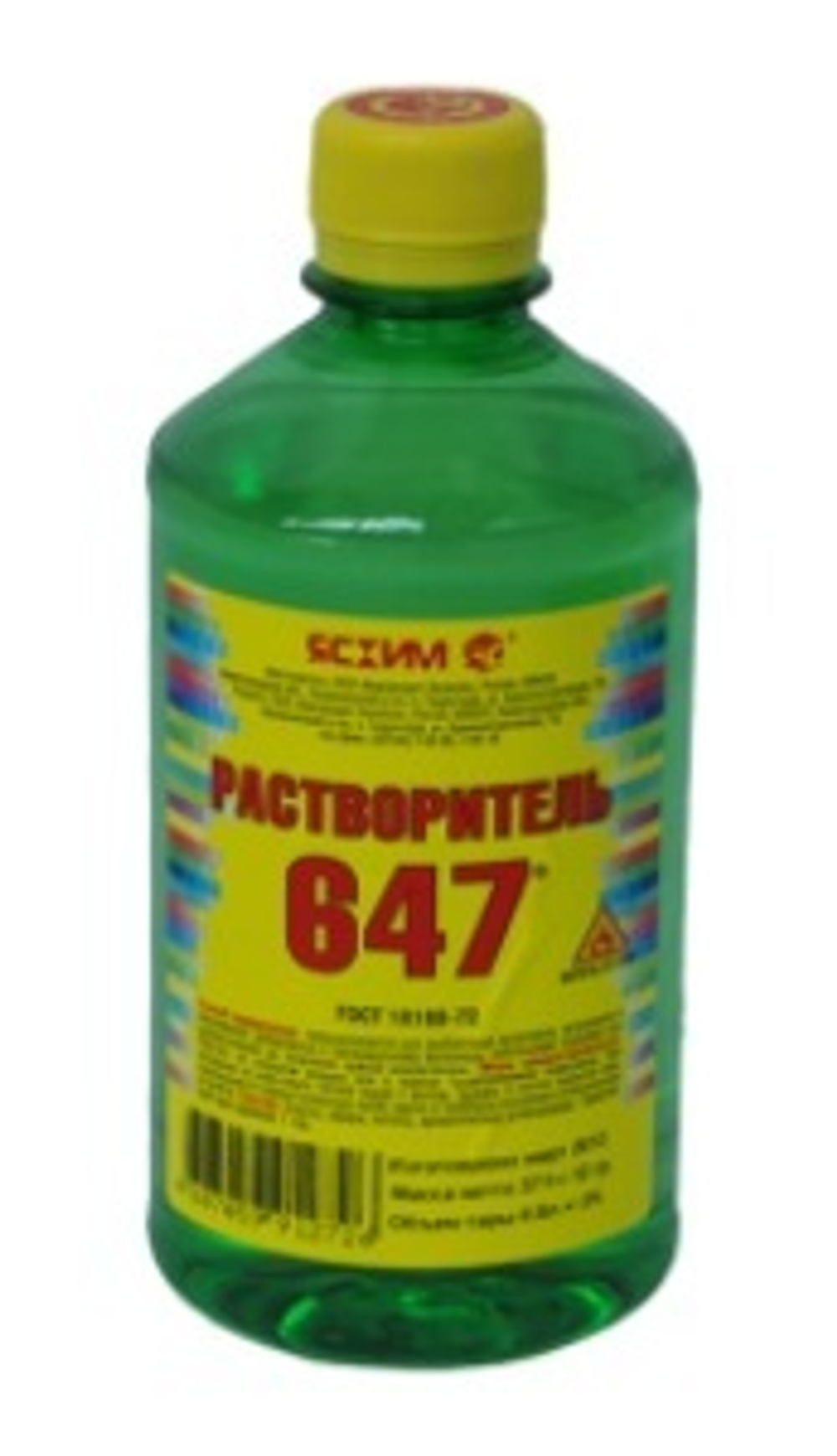Растворитель 647 0,5 л ЯСХИМ