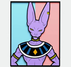 Декоративное панно из дерева Бирус, 60x46 см