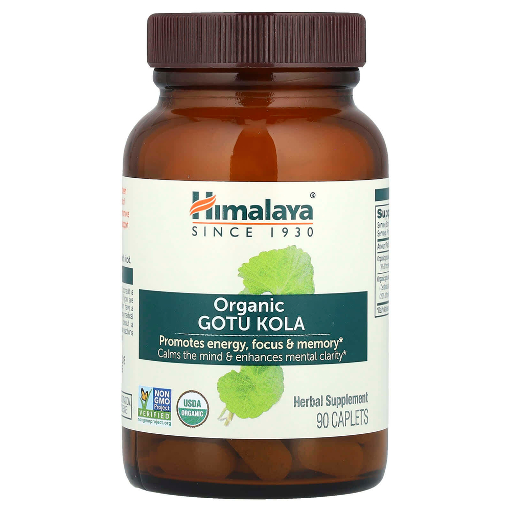 Himalaya, Органическое готу кола, 90 капсул