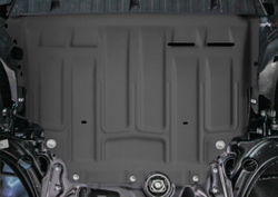 Защита картера и КПП AutoMax для Skoda Karoq (V - 1.4 (150 л.с.)) 2020-н.в./Skoda Kodiaq (V - 1.4 (125/150 л.с.); 2.0 (180 л.с.)) 2017-2021/Skoda Kodiaq (V - 2.0D (150 л.с.)) (с Webasto) 2017-2021/Volkswagen Taos (V - 1.4 (150 л.с.)) 2021-н.в./Volkswagen Tiguan II (V - 1.4 (125/150 л.с.); 2.0 (180 л.с.); 2.0D (150 л.с.)) 2016-2020/Volkswagen Tiguan II рестайлинг (V - 2.0 (180 л.с.)) 2020-н.в., сталь 1.4 мм, с крепежом, штампованная, AM.5127.1