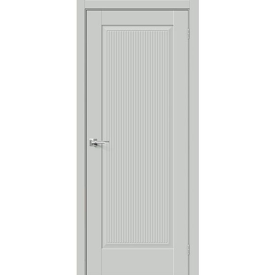 Купить Межкомнатная дверь экошпон Прима-10.7 Grey Matt глухая