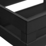 Ящик - органайзер универсальный для хранения складной «ДЭСПО», цвет черный, 24*15,5*9,5см