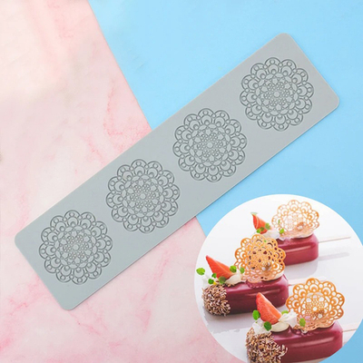 Силиконовый коврик для декора "Цветок Кружевной №1" LFM-94