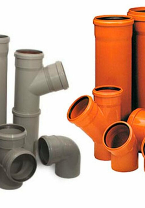 Канализационные трубы и фитинги
