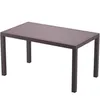 Пластиковый стол Orlando 140х80 коричневый