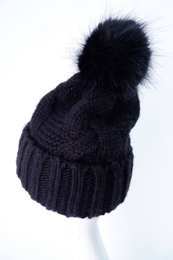 Шапка H&M с помпоном зимняя