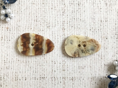 Пуговицы костюмные, р 3,3х2 см