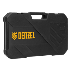 Набор инструментов, 1/2", 1/4", CrV, S2, пластиковый кейс, 84 предмета Denzel