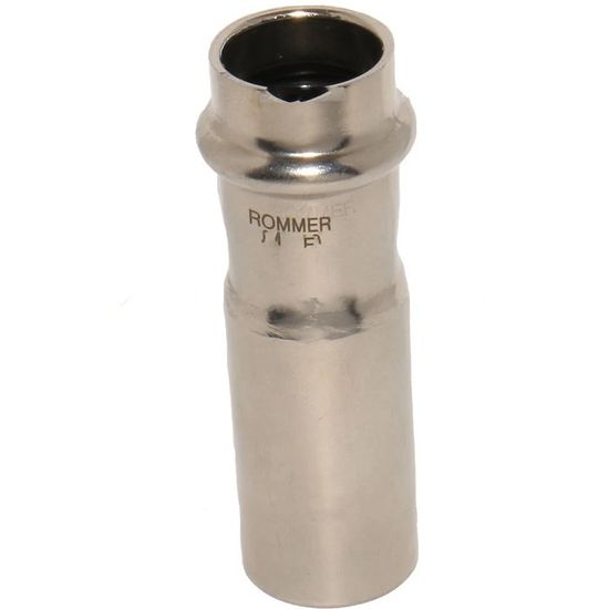 Муфта пресс Rommer 35x28 мм переходная однораструбная из нержавеющей стали (RSS-0020-003528)