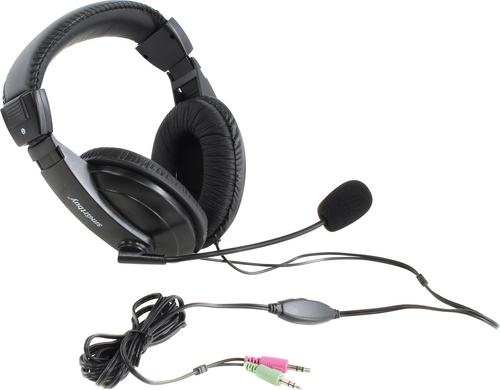 Наушники с микрофоном SmartBuy Commando SBH-7000 (шнур 2.5м, с  регулятором  громкости)