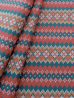 Ткань бязь плательная, рис. "Норвежский рисунок", ширина 150 см, арт. 117