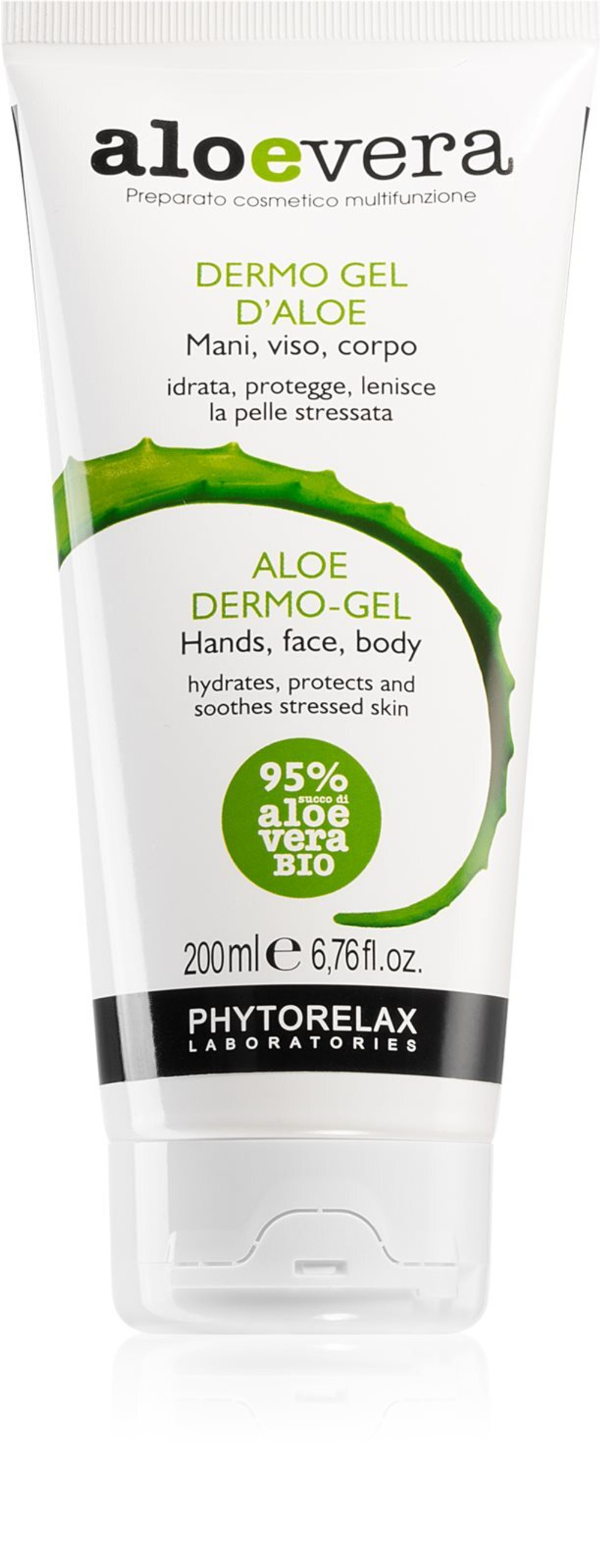 Phytorelax Laboratories Aloe Vera - успокаивающий увлажняющий гель с алоэ вера /   200  ml  / GTIN 8030976012570