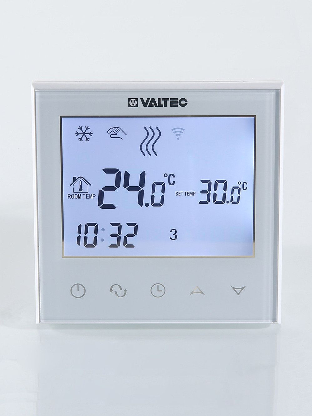 Хронотермостат электронный комнатный с Wi-Fi VALTEC (VT.AC712.0.0)
