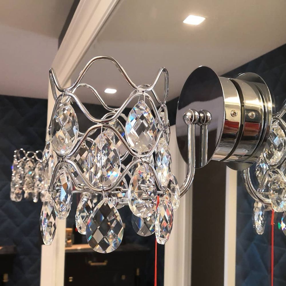 Настенный светильник MB103910-1A chrome/clear