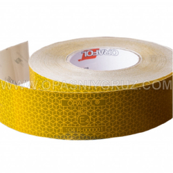 Жёлтая светоотражающая лента 104R для для бортов