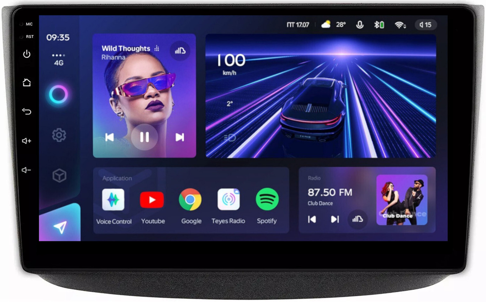 Магнитола для Mercedes-Benz Viano/Vito W639 2003-2014 - Teyes CC3 Android 10, ТОП процессор, 4/32 Гб, CarPlay, SIM-слот