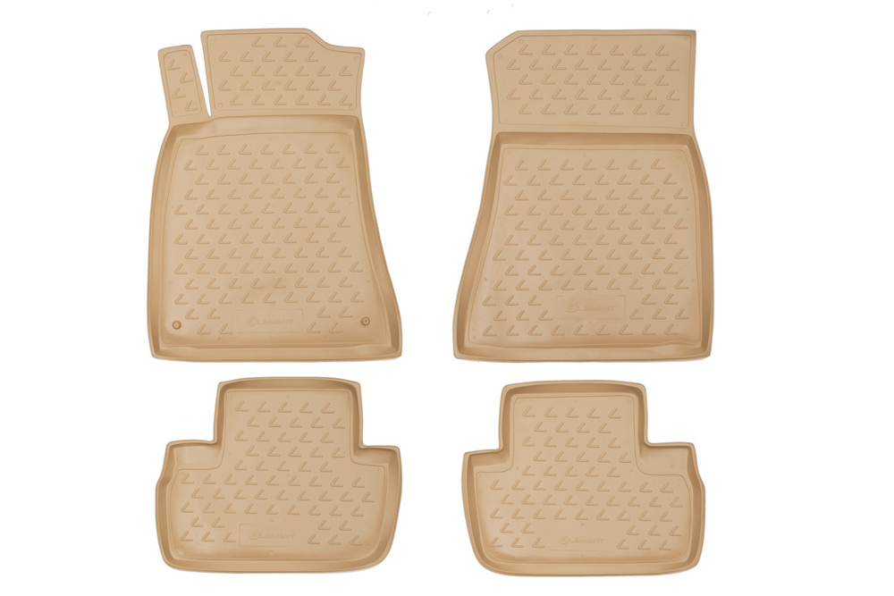Коврики в салон для LEXUS IS250 2005-, 4 шт. (полиуретан, бежевые) NLC.29.05.212