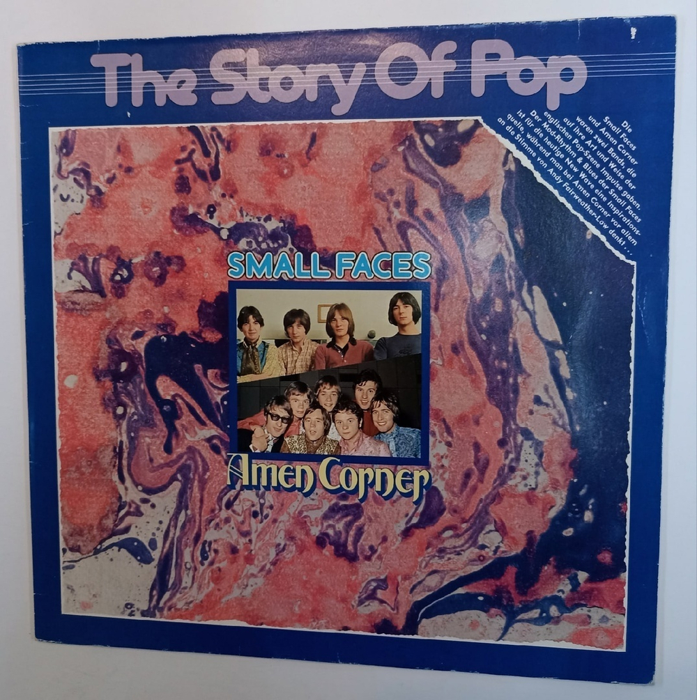 Винтажная виниловая пластинка Small Faces Amen Corner The Story Of Pop (Germany 1972)
