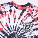Футболка мерч веломастерской наших друзей Apokalyptoeclips с ярким tie-dye окрасом, S