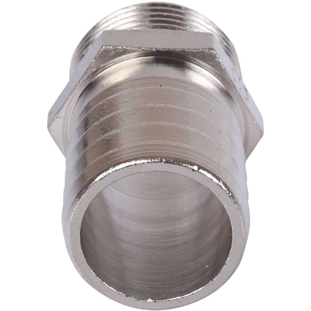 Штуцер НР никелированный 3/4"x25 STOUT