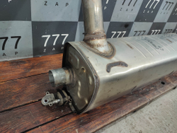 Глушитель с заслонкой Audi Q7 (4M) 15-нв Б/У Оригинал 4M8253611Q