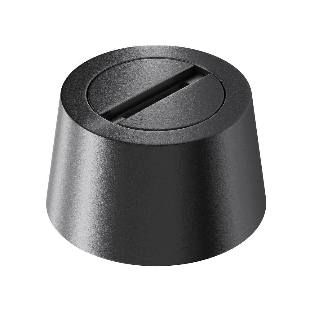 Чаша накладная для двойного вывода ленты черная Maytoni   TRA130CRDuo-B