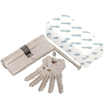 Личинка замка двери Vanger, YC-80-CR, 28031, 80 мм, хром