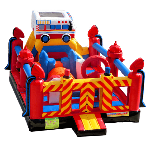 Надувной батут "Пожарная площадка" 6*4*4 м