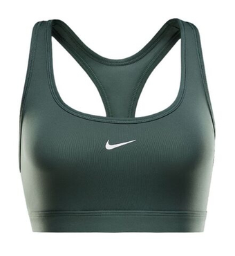 ТОП теннисный Nike Swoosh Light Support Non-Padded Sports - зеленый