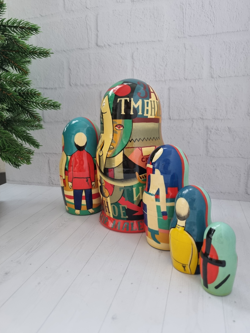 Матрешка 5м 18см Кандинский-Малевич