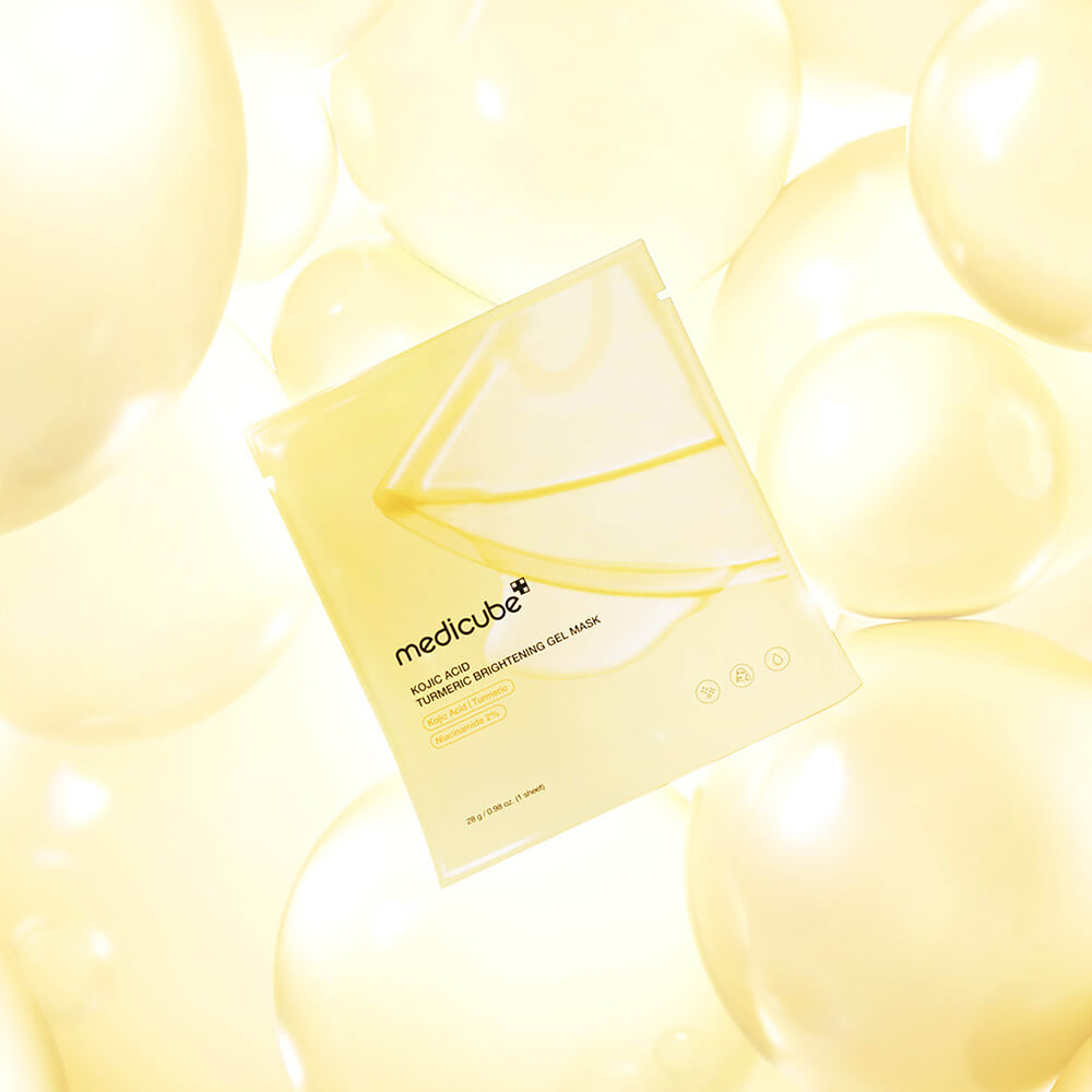 Гидрогелевая маска для сияния кожи medicube Kojic Acid Turmeric Brightening Gel Mask