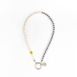 Ожерелье Half&Half Pearl White