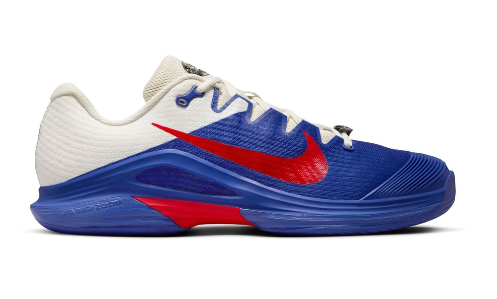 Мужские кроссовки теннисные Nike Zoom Vapor 12 Premium - глубокая ночь/светлый малиновый/бледная слоновая кость