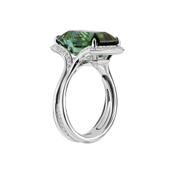 Кольцо с турмалином и бриллиантами, R0070-16/1