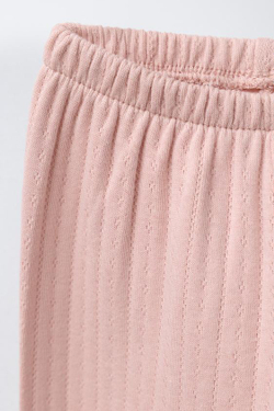 ZARA АЖУРНЫЕ ХЛОПКОВЫЕ ЛЕГИНСЫ, РОЗОВЫЙ