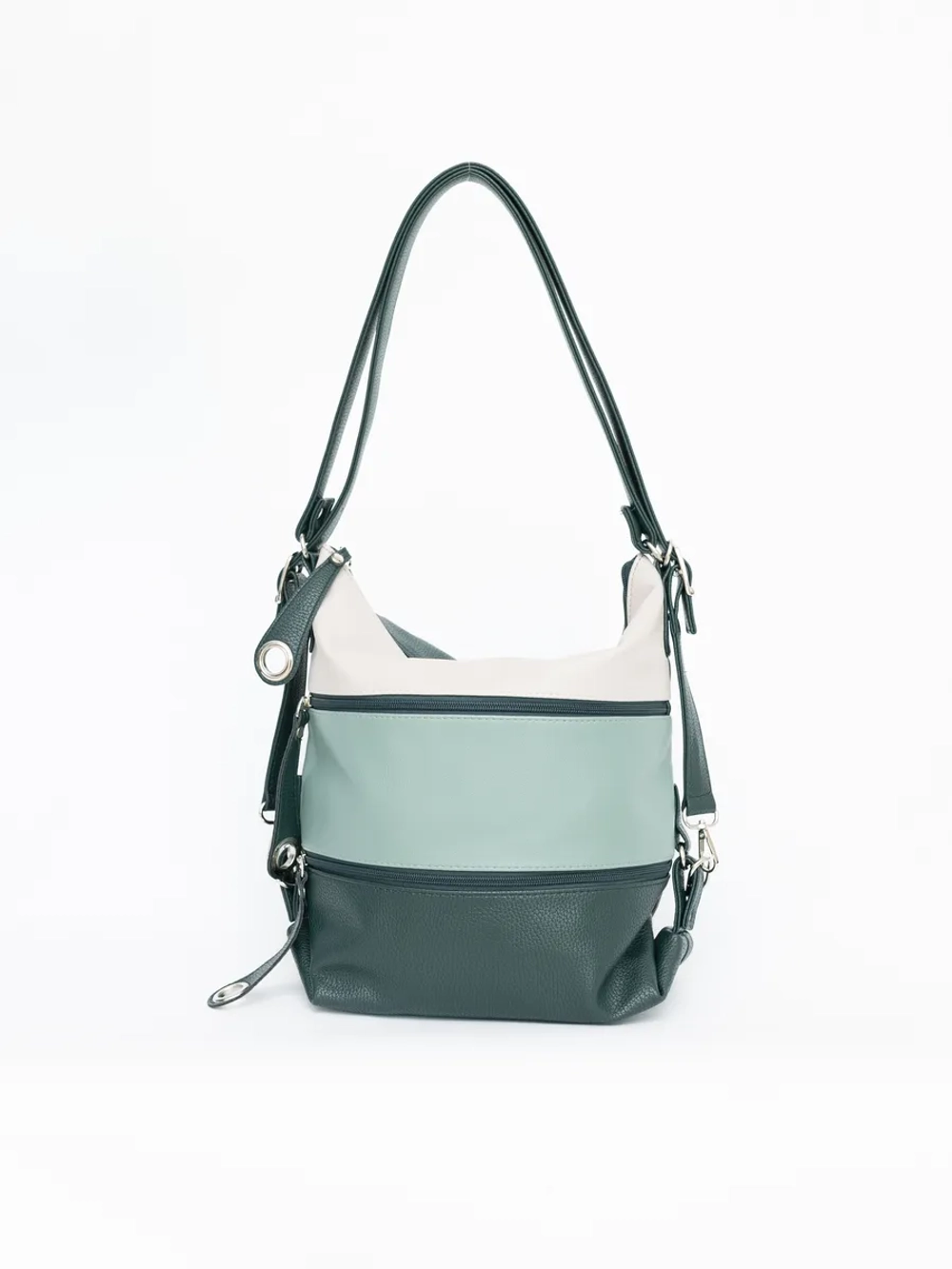 Сумка рюкзак через плечо большая шоппер