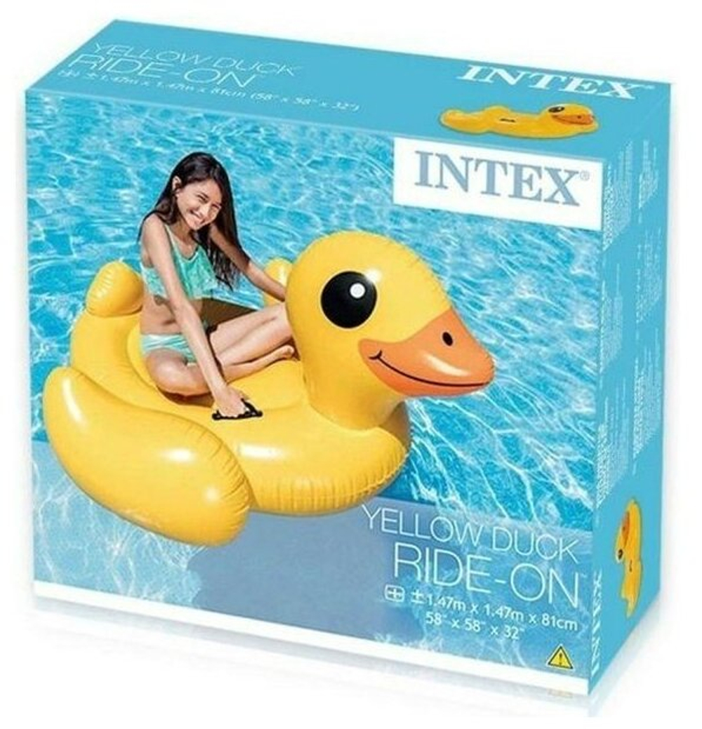 Надувной плот " Желтая утка Омбре " Intex 57556