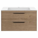 Тумба с раковиной Vincea Chiara 2D 800 N.Oak