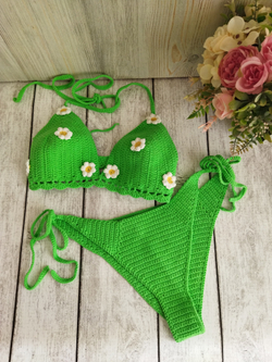 Купальник вязаный