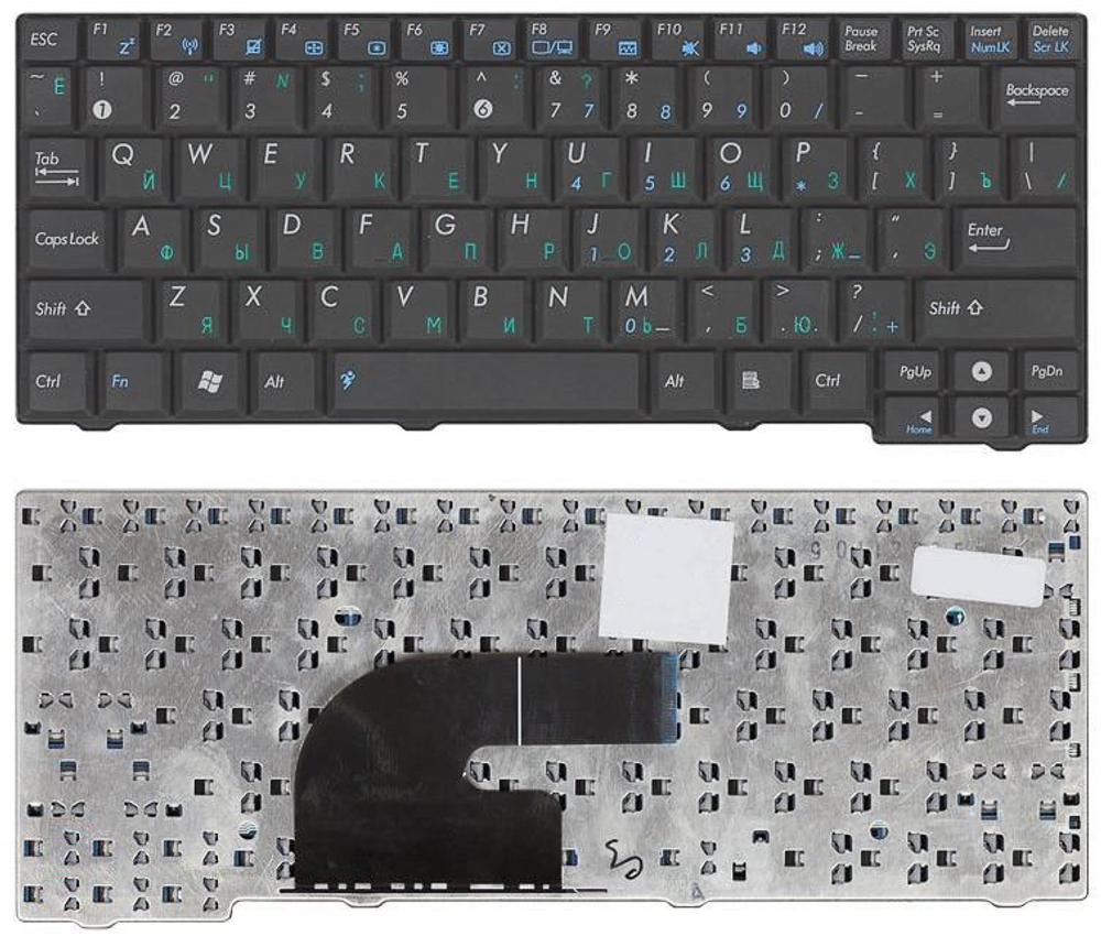 Клавиатура для ноутбука Asus Eee PC MK90H черная