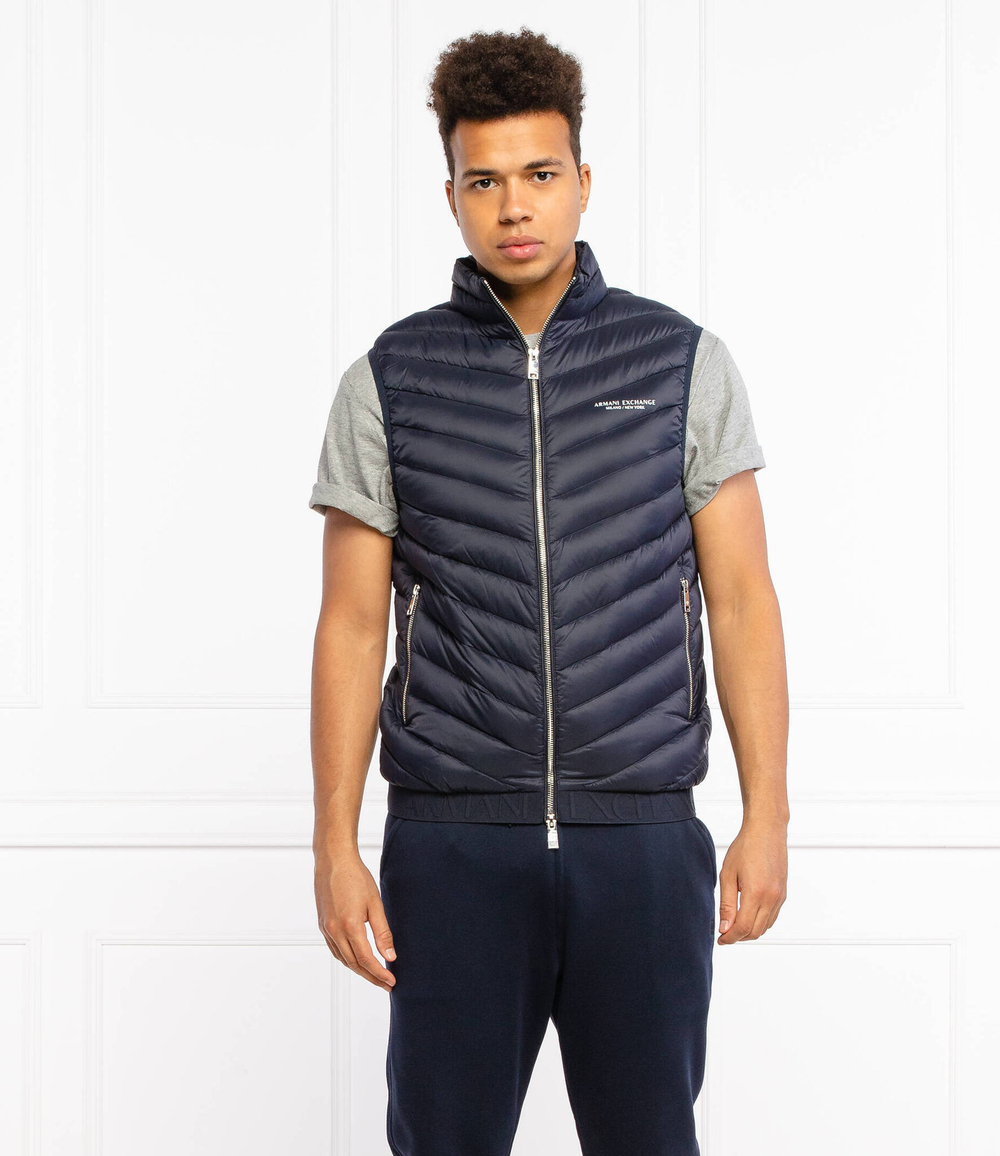 пуховая безрукавка Armani Exchange - темно-синий(8NZQ52 ZNW3Z)