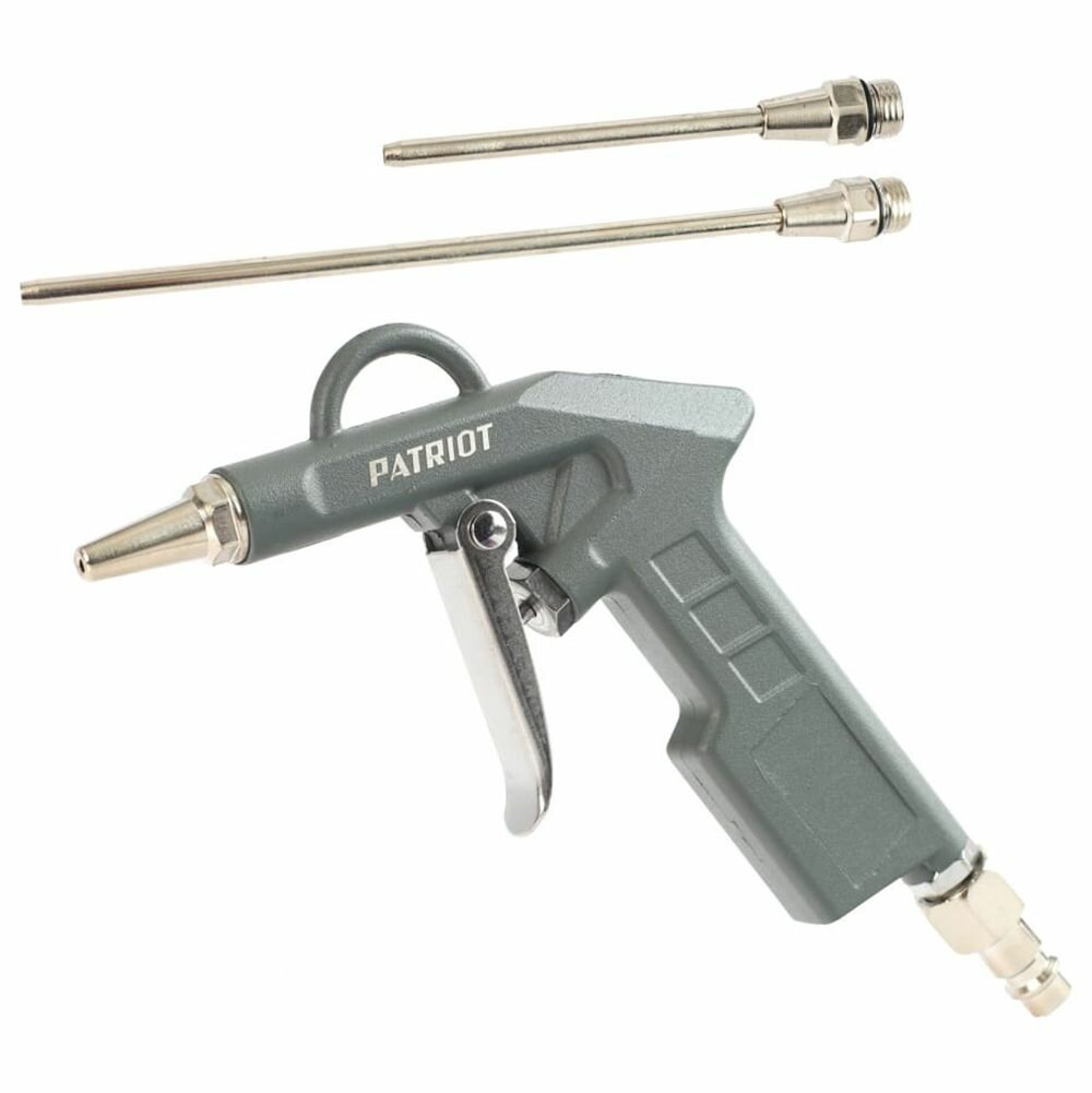 Пистолет продувочный PATRIOT GH60C сопло 25/100/200мм,400л/мин (830901036)