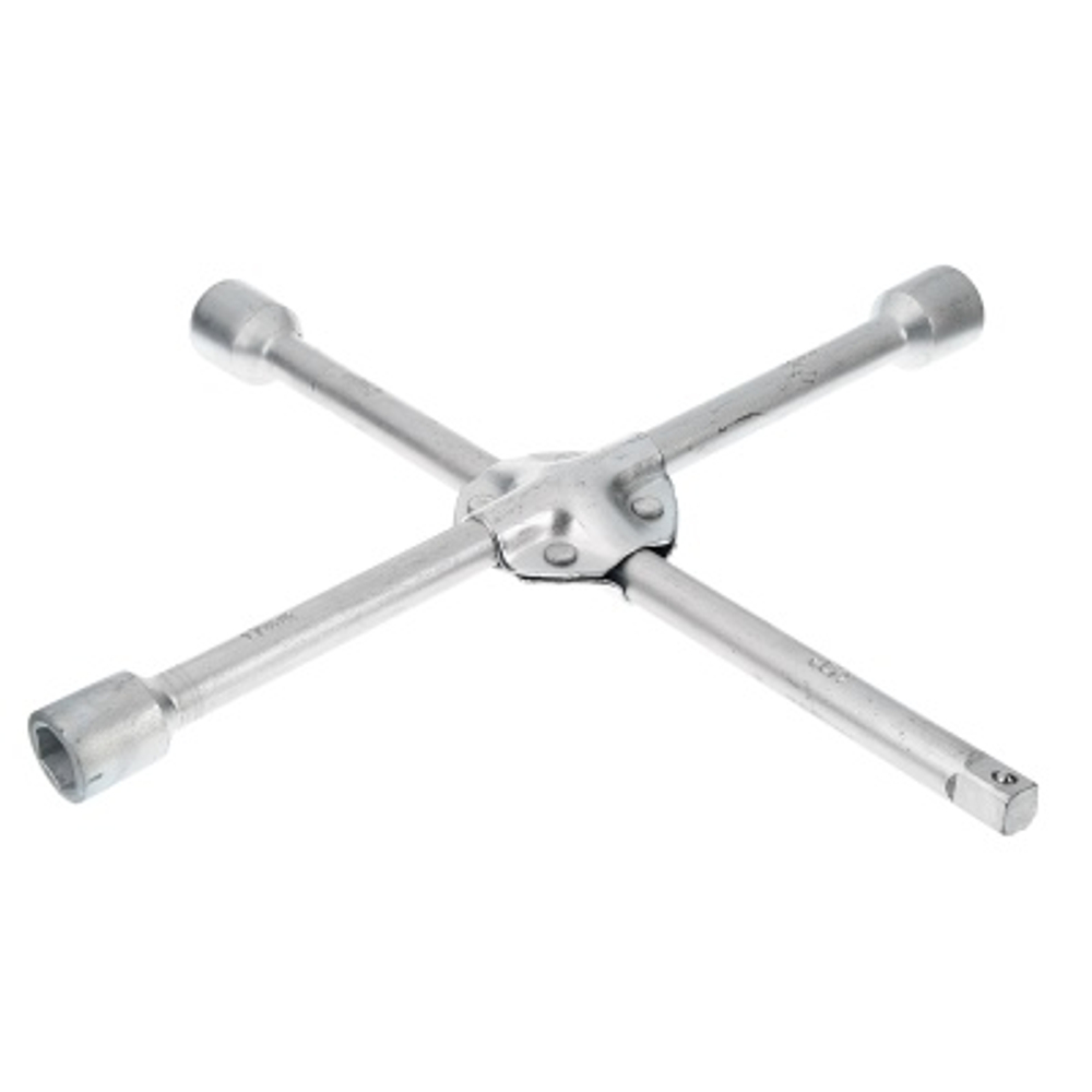 Ключ баллонный крестовой 17-19-21мм 14" усиленный сатин ЕРМАК