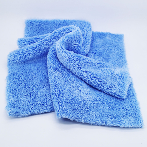 DRY MONSTER Plush Двусторонняя, мягкая,с длинным ворсом 40*40 Голубая 500г.м