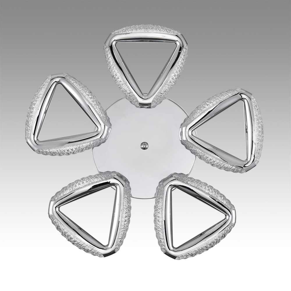 8239/5CL LEDIO LN25 000 хром, металл/пластик Люстра потолочная с ПДУ LED 65W 3000-6000K 220V RUANA